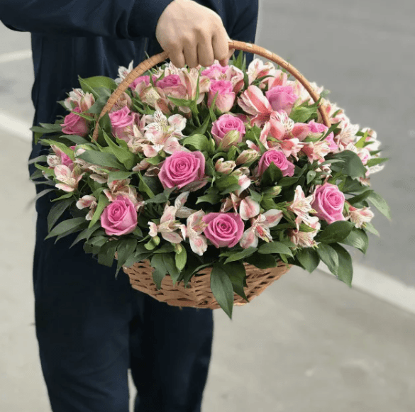 композиция «розовый фламинго»