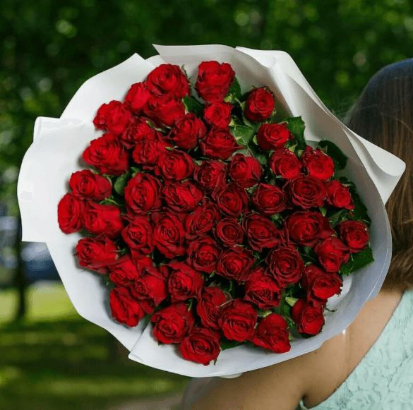 51 роза «сердце»
